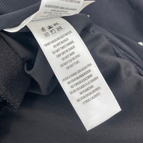 Contours by Coco Reef Swimsuit Size 12/36D One Shoulder Sarong Rosaline Black - Picture 11 of 16